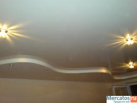 натяжные потолки.