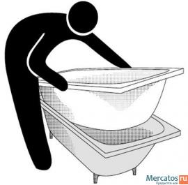 Реставрация ванн - акриловый вкладыш в ванну. Гарантия 3 года.