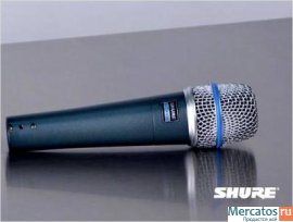 Продам Микрофон SHURE BETA 57 A суперкардиоидный-вокально-инстру
