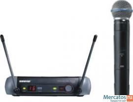 ВОКАЛЬНАЯ РАДИОСИСТЕМА SHURE PGX24/BETA58.1 МИКР.-2 АНТ.КЕЙС.ори 2