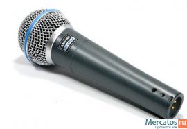 МИКРОФОН SHURE BETA58A НОВЫЙ.МАГАЗИН. 4