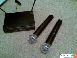Микрофон SHURE SM58 -VOCAL ARTIST.радиосистема­ 2 микрофона.КЕЙС 5