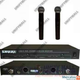 микрофон SHURE LX88-II радиосистема 2 микрофона SHURE SM58