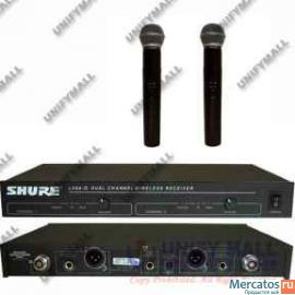 микрофон SHURE LX88-II радиосистема 2 микрофона SHURE SM58