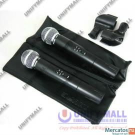 микрофон SHURE LX88-II радиосистема 2 микрофона SHURE SM58 4