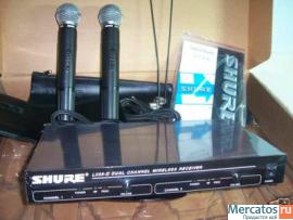 микрофон SHURE LX88-II радиосистема 2 микрофона SHURE SM58 6