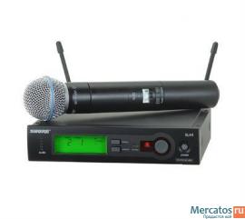 Микрофон SHURE SLX24/BETA58 проф.радиосистема.магазин.