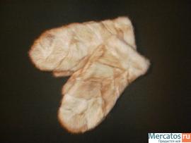 Норковые варежки 5