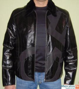 Куртка зима мех р54-62 кожа ягнёнка GF FERRE