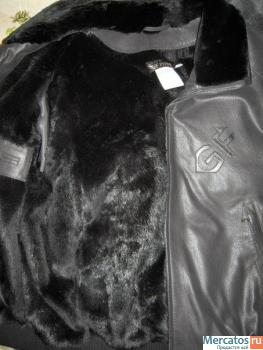 Куртка зимняя мех р46-54 кожа оленя GF FERRE новая 2