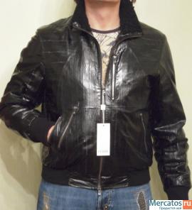 Куртка зимняя мех р44-58 кожа угря GF FERRE новая