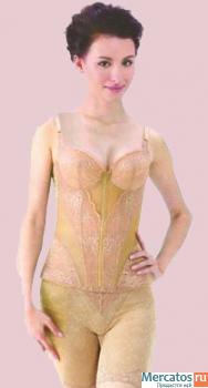 Классический корсет и шорты «Цветы вишни»