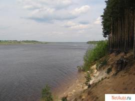 Дом с участком 11 соток на берегу р.Волга, первая полоса.