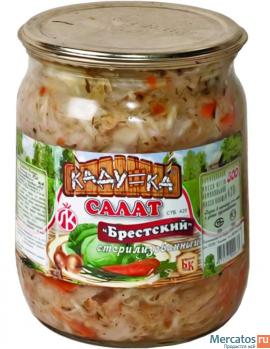 Салаты овощные ТМ "Кадушка" 2