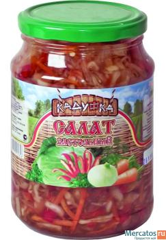 Салаты овощные ТМ "Кадушка" 3