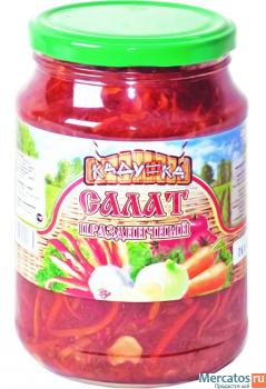 Салаты овощные ТМ "Кадушка" 9