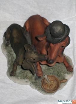 Коллекция фигурок такс. Capodimonte. 5