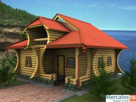 строительство домов-бань из оцилиндрованного бревна.под ключ- де 2