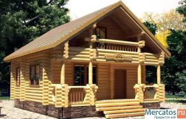 строительство домов-бань из оцилиндрованного бревна.под ключ- де 4