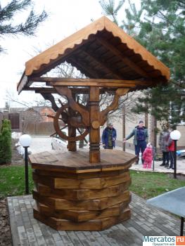 Срубы на колодцы и скважины 3