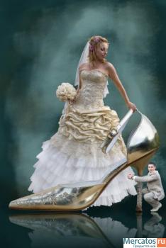 Золотое свадебное платье 2