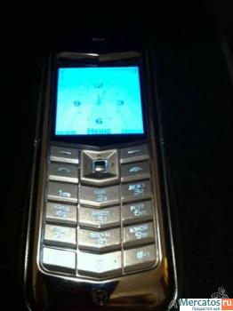 Vertu Constellation с белой кожей аллигатора, в хорошем состояни 2