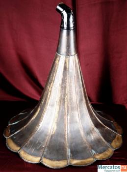 Уникальный антикварный граммофон с трубой, Франция, кон. XIX век 3