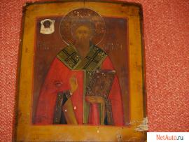 Икона Святого Священномученика Антипы, Россия, начало XIX века.