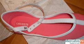 Продаю новые балетки Lacoste размер 39,5 привезены из США оригин 2