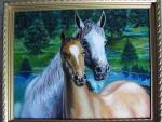 картина "лошади"