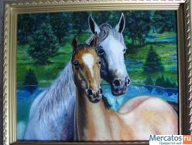 картина "лошади"