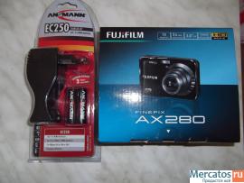 продаю фотоаппарат FujiFilm FinePix AX280 + Ansmann EC250 + 4 ак