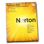 Нортон Антивирус 2010 на 1 год (Norton Antivirus 2010 RU 1 USER)