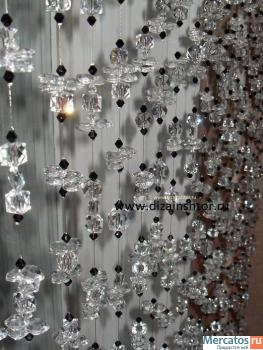 Шторы из бусин и бисера. 3