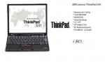 IBM ThinkPad T43,2000 MHz,RAM 1GB DDR2,HDD 60GB, CD-RW/DVD-ROM,