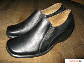 туфли женские черные кожзам,р.37,сост хорошее