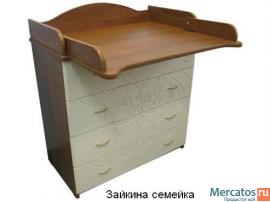 Новый пел.комод "Зайкина семейка" от производит. 2