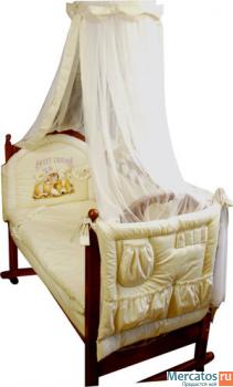 Абс. новый комплект в кроватку,9 предметов