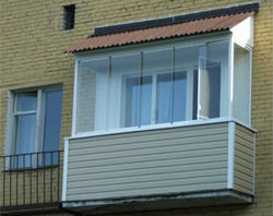 Остекленный балкон окна пвх , москва 2