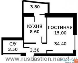 Продажа: 1-к. квартира от подрядчика. Перспективный. Ставрополь. 3