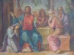 картина евангельский сюжет Христос и фарисеи