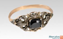 браслет сапфир бриллианты золото 56