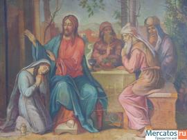 картина евангельский сюжет Христос и фарисеи