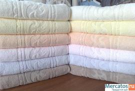 Полотенца махровые и вафельные для ванных комнат и кухни 5