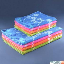 Полотенца махровые и вафельные для ванных комнат и кухни 6