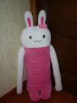 Заяц игрушка-подушка