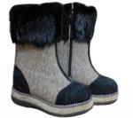 Ботинки женские войлочные на замке от производителя