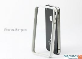 Новый оригинальный бампер для iPhone 4 (белый ) 6