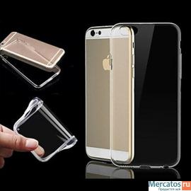 Прозрачный ультратонкий силиконовый чехол для iPhone 6 (новый)