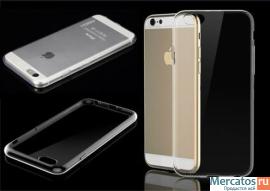 Прозрачный ультратонкий силиконовый чехол для iPhone 6 (новый) 2
